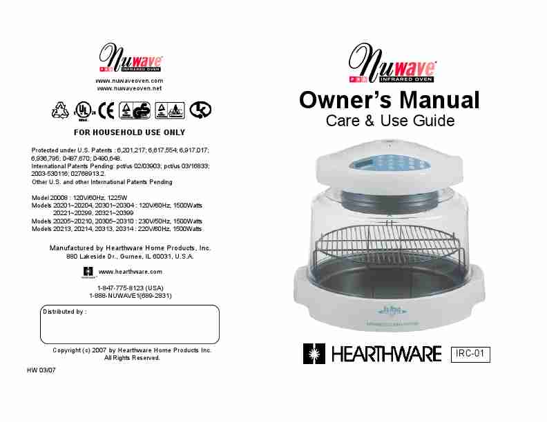 Mini Nuwave Infrared Oven Manual-page_pdf